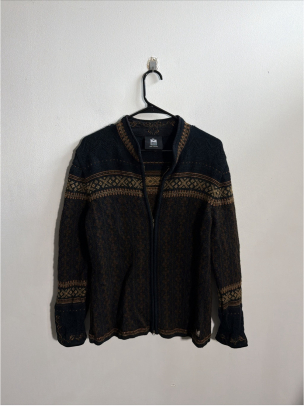 Dale Of Norway Women’s Sweater Jacket ZIP Up Size XL. Brown N-5721 Wool